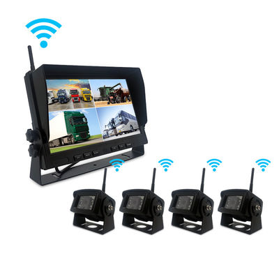 Qualität  Wireless Backup Camera System for Trucks with 7-Inch Monitor and Four Cameras Fabrik