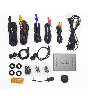 1080P HD 3D 360-Grad-Vogelsystem, Full Surround-Kameras einschließlich Front-, Seiten- und Rückseitenkamera für Autos OEM ODM