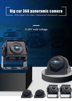 4-Kanal DVR-Monitor 1080P HD AHD Kamerasystem, Quad-Screen Rückfahrkamera-CCTV-System, Sicherheitsüberwachungssystem für Scania Bus & Schwerlastwagen