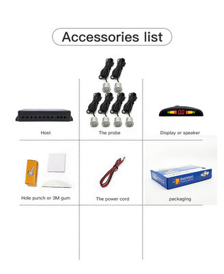 Smart Parking Location Autocar Parking Sensor, Vorder- und Rückerkennung, Auto Parking Assist, Fahrzeugparkschutzvorrichtung, Universal Car Sensor