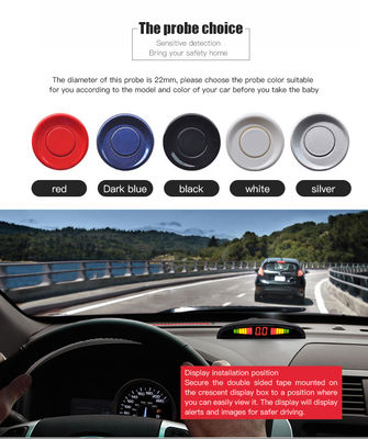 Einparkhilfe hinten mit 0,3 m – 2,3 m Reichweite | Piepton-Sprachwarnung Einparkhilfe für Autos