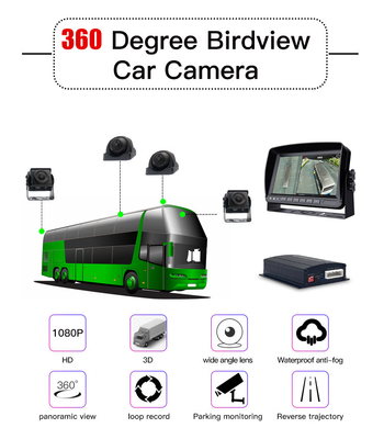 Auto-Kamera-Systeme DC12V 24V Digital wasserdichte Rückseiten-360