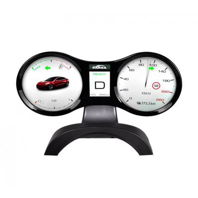 Auswählbares Warnlicht-Tesla Model Y Instrument Cluster Panel LCD 4,3 Zoll