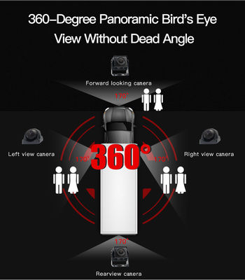 Feuerwehrwagen-Backup 360-Kamera-System mit AHD 1080P Nachtsicht Wasserdichtes Gehäuse für Rettungsaktionen