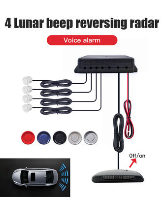 4 Sensoren Auto Parkradar, LED-Anzeige Ein/Aus Rückfahrkamera-Monitor-Detektorsystem für Honda Civic