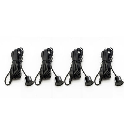 12V Waterproof Reverse Parking Detection Sensor Kit 8 Sensors LED Digital Buzzer Crescent Screen Car Radar with 1 Year Warranty