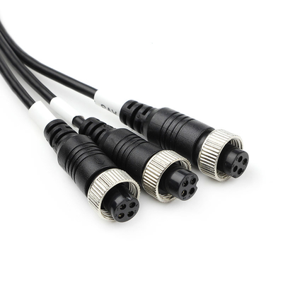 8m 4 Pin Rear View Camera Cable Erweiterungs-Video-Kabel flammenfeste PU wasserdicht
