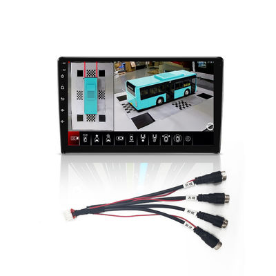 10-Inch 360° Panoramic Camera System, 3D Surround View 1080P Recording with GPS, 4G & WiFi for MAN TGX, OEM & ODM Available