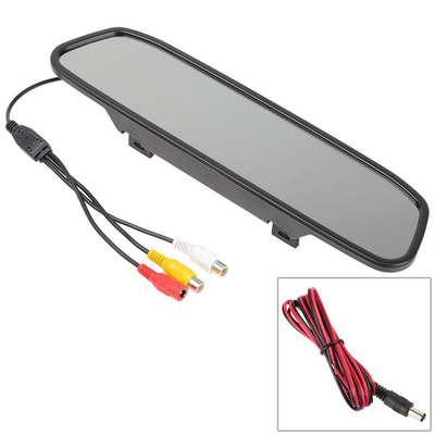 Zoll DC12V des Digital-Rückspiegel-LCD-Bildschirm-4,3 zu 24V mit Universalberg-Clip