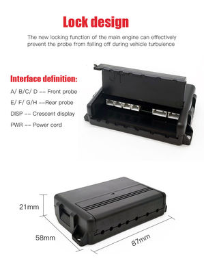 Universal 16,5mm 4 Sonde Parksensor System LCD Fernanzeige Auto Rückwärtssicherungsradar