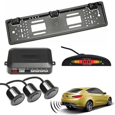 3 Parksensoren LED-Display Fahrzeug Rückwärts-Radar-System
