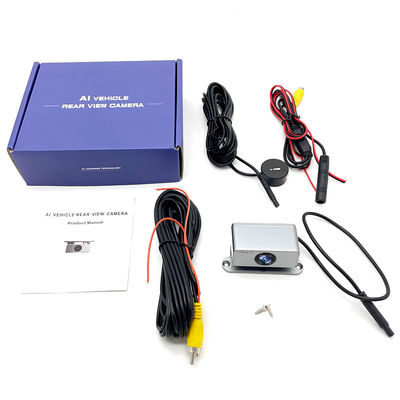 AI Nighttime reversing commercial fleet monitoring wired backup camera