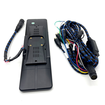 Fahrzeug-Rückansicht Quad Split Monitor Fernbedienung 4 Kanäle 18-Pin Rückspiegel für Lkw-Bus