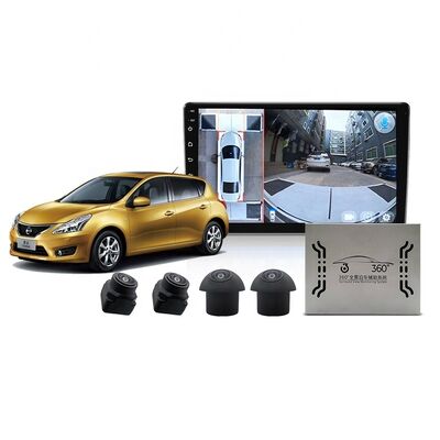 360° 3D Panoramic Car Camera Kit HD 1080P Surround View Parking Assistance Bird Eye View Full Vehicle Coverage IP68