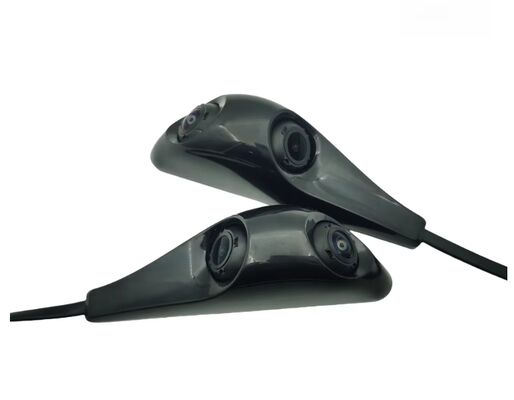 Car 2-in-1 Dual Lens Side Camera with 7.0inch Monitor 1080P Blind Spot Assist for Left & Right Side View Non-Drilling for BMW