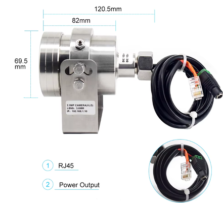 Explosionsgeschützte Kamera für die petrochemische und energetische Infrastruktur