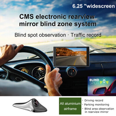 High-Resolution AHD 1080P Sharkfin Kamera KI Blind Spot Detektion mit 5 Zoll LCD Monitor