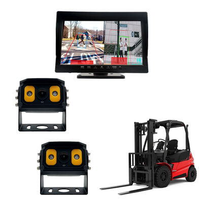 Universelle AHD 1080P-Front- und Rückfahrkamera, IP68, wasserdichtes 12-V-Rückfahrsystem für LKW-Bus-Schulbus-Flottenfahrzeuge