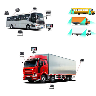 Lkw-MDVR-Kamera-Kit mit Multi-View-Display und GPS-Tracking für die Flottenkontrolle