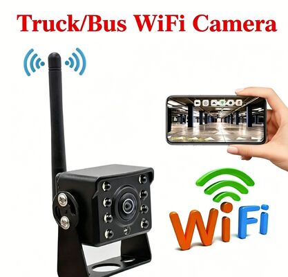 12-24V LKW Universelle WiFi Kamera, Mobilfunk-Bus-montierte wasserdichte drahtlose Kamera, High-Definition-Infrarot-Nachtsicht für MAN