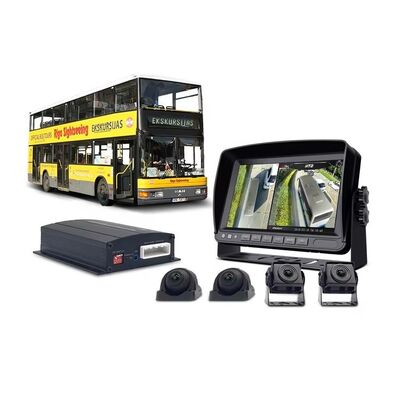 360-Grad-Panoramakamera-Kit mit 1080P Full HD IP67/68 Wasserdicht und Infrarot LED Nachtsicht für Lkw Bus Van Wagon