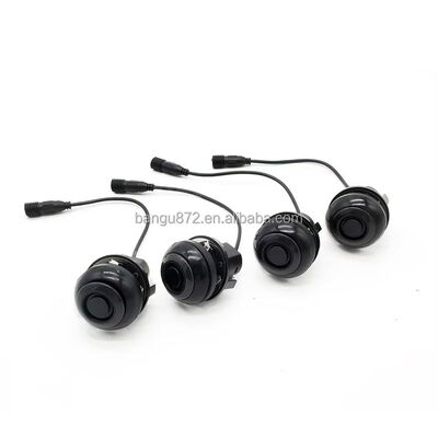 24V Universal Heavy‑Duty Truck Blind Spot System, 4Pcs Parking Sensors Alarm Detection Safety Kit for Truck Bus RV Commercial Vehicle