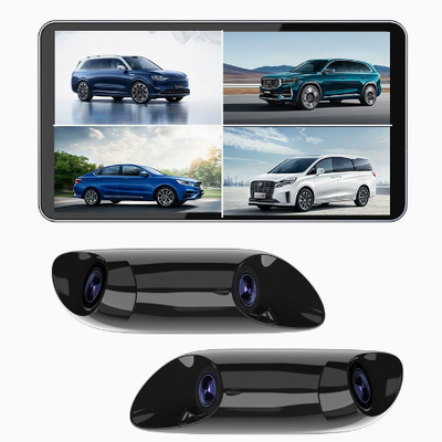 AHD 1080P HD IP67 Waterproof 140° Wide Angle Dual View Blind Spot Camera for Vehicle Side Monitoring