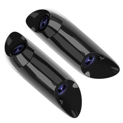 6 Inch Touch Screen Dual Lens Side View Mirror Camera System Digital Electronic Monitor Without AI BSD Voice Warning for Vehicles