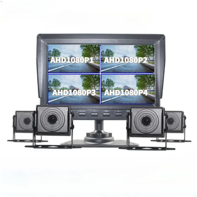 10,1 Zoll 1080P Auto-Rückfahrmonitor, Nachtsicht-Rückfahrkamera, Erkennung des toten Winkels, Dashcam-Sicherheitsalarmsystem