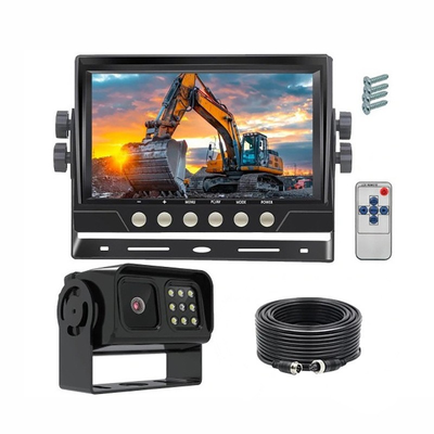 10'' Schwerlastfahrzeug-Monitor-Kit mit IP68 wasserdichter 1080P AHD Starlight-Sensor und 140° Weitwinkel-Rückfahrkamerasystem
