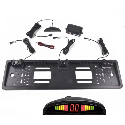 LED-LCD-Display Bibi-Alarm, EU-Lizenzrahmen Parkplatz-Radar-Sensoren, wasserdichte Rückwärtshilfe, OEM verfügbar