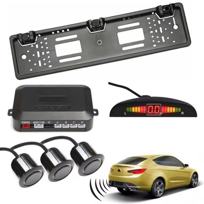 LED-LCD-Display Bibi-Alarm, EU-Lizenzrahmen Parkplatz-Radar-Sensoren, wasserdichte Rückwärtshilfe, OEM verfügbar