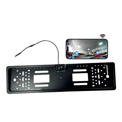 HD 170-Grad-Europäische Kennzeichenkamera, drahtloser 5G-WLAN-Auto-DVR-Recorder, Front- und Rücksichtskamera Kompatibel mit iPhone und Android-Telefon