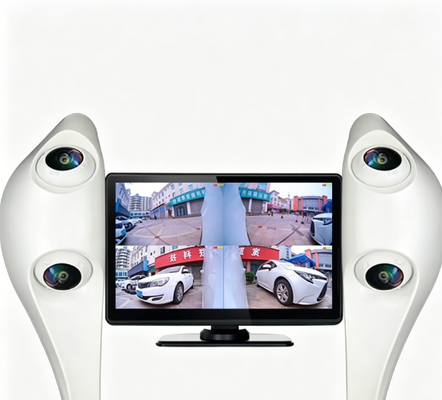Dual-Lens AHD 1080P Auto-Seitenansicht-Kamera-System 7 Zoll Monitor RCA-Anschluss Aufkleber Montage Sicherheitsüberwachung Kit für Suzuki Swift Hatchback